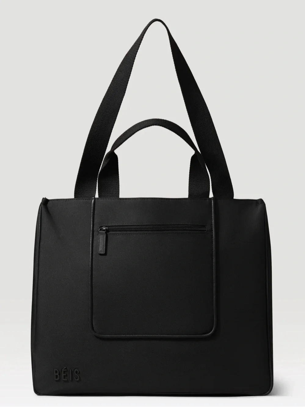 BÉIS East to West Tote Black Travel Laptop Work Carryall Bag